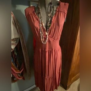 FRYE Dress New With Tags, Mauve, midlength